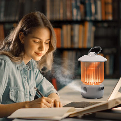 Kerosene Lamp Humidifier USB Rechargeable Multifunctional Small Humidifier