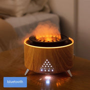 White Noise Flame Aroma Diffuser Desktop Humidifier